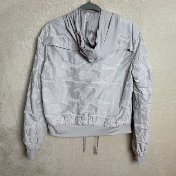 Blanc Noir Size M Skyfall Camo-Print‎ Aviator Jacket in New Grey Camo Outdoor - Picture 6 of 14